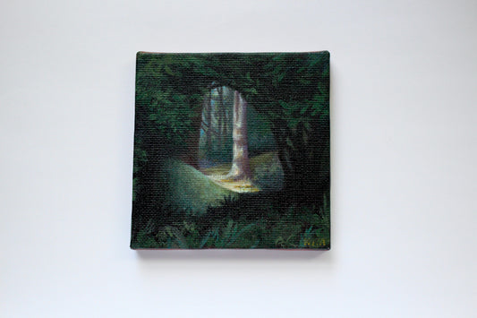 Retreat, Acrylic Landscape on Canvas