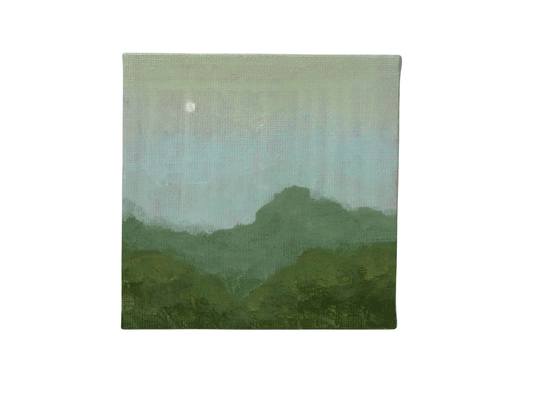 Forgotten, Acrylic Landscape Painting